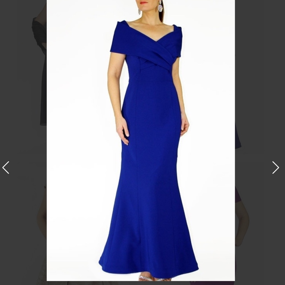 Ross Mayer Portrait Collar Formal Gown Size 2 - Picture 16 of 16